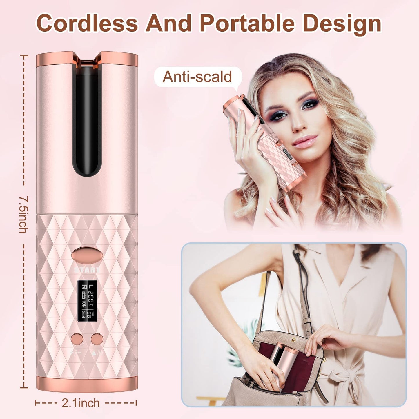 Automatic Hair Curler For Hair Styling