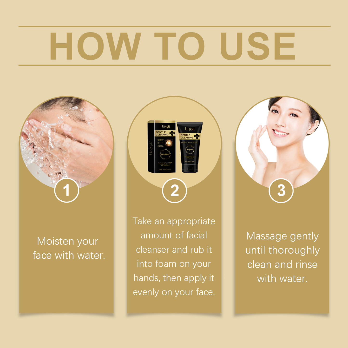 Hoygi Facial Skin Brightening Cleanser / Nicotinamide