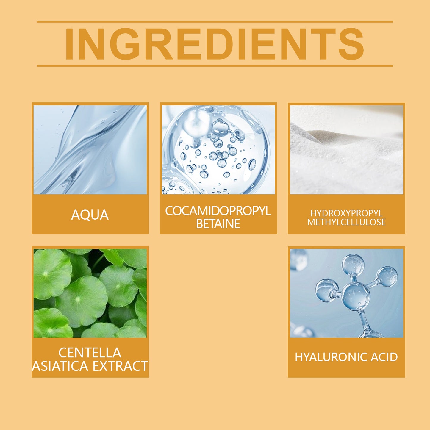 Hoygi Centella Asiatica Moisturizing Facial Cleanser, Gently Cleanses The Skin, Refines Pores, And Refreshes And Moisturizes The Face
