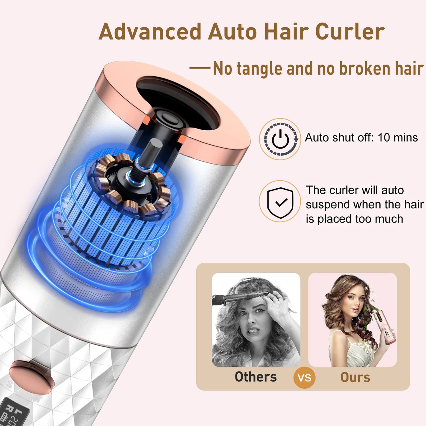 Automatic Hair Curler For Hair Styling